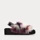 Moteriškos šlepetės UGG FL.YEAH TIE DYE 1117326-magnolia spalva daugiaspalvė