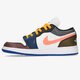 Vaikiški kedai AIR JORDAN 1 LOW MMD dh7547-100 spalva daugiaspalvė