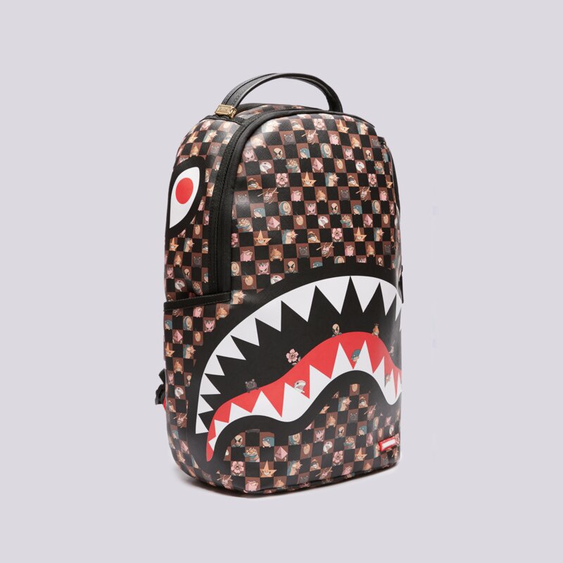 SPRAYGROUND KUPRINĖ PEEKING CHARACTER CHECK BACKPACK