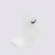 Moteriškos kojinės NIKE KOJINĖS U NK EVERYDAY LTWT ANKLE 3PR sx7677-100 spalva balta