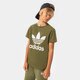Vaikiški marškinėliai ADIDAS MARŠKINĖLIAI TREFOIL TEE BOY hd2005 spalva rusvai žalsva