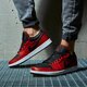 Vyriški kedai AIR JORDAN 1 LOW  553558-605 spalva raudona