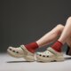 Moteriškos šlepetės CROCS BAE CLOG 206302-2y2 spalva rusvai gelsva