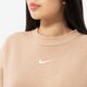 Moteriškas džemperis NIKE DŽEMPERIS W NSW STYLE FLC CREW OS dq5733-200 spalva rusvai gelsva