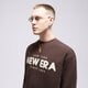 Vyriškas džemperis NEW ERA DŽEMPERIS NE WORDMARK CREW NECK 60424412 spalva ruda