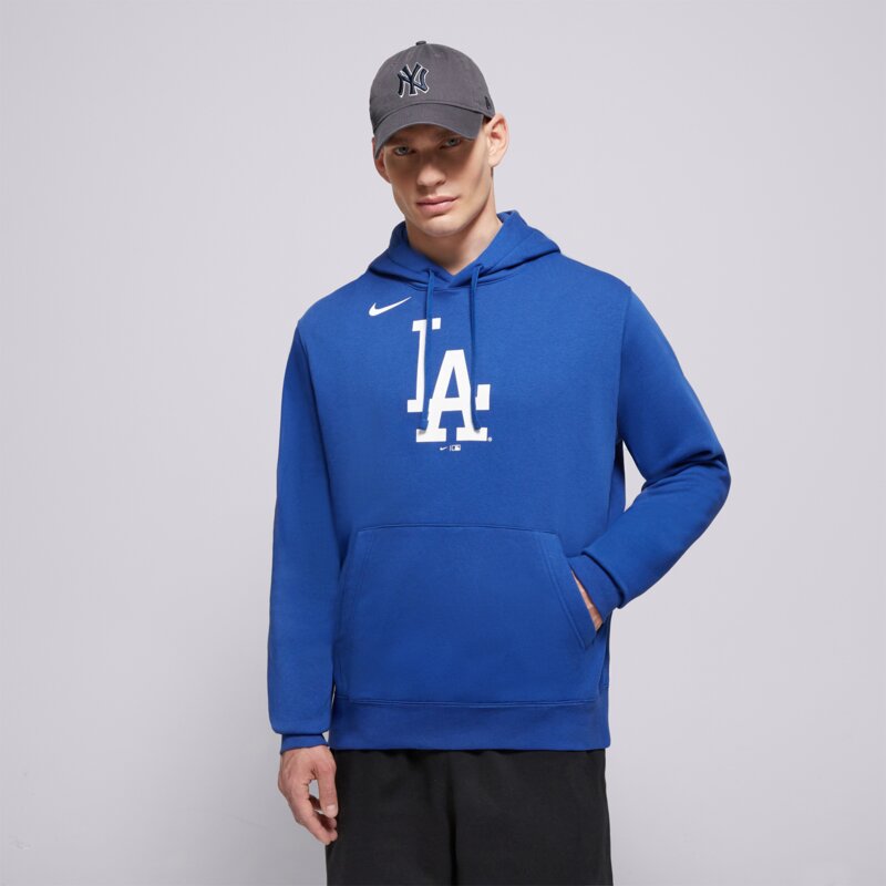 NIKE DŽEMPERIS SU GOBTUVU MLB LOGO CLUB FLEECE HOOD LOS ANGE