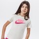 Vaikiški marškinėliai NIKE MARŠKINĖLIAI SPORTSWEAR GIRL ar5088-113 spalva balta
