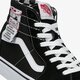 Vyriški inkariukai VANS UA SK8-HI TAPERED vn0a4u16u7b1 spalva juoda