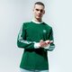 Vyriški marškinėliai ADIDAS MARŠKINĖLIAI 3-STRIPES LS T gd9937 spalva žalia