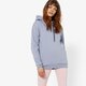 Moteriškas džemperis CONFRONT DŽEMPERIS NONSENSE HOODY cf19bld01001 spalva mėlyna