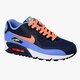 NIKE AIR MAX 90 MESH (GS)  724855408 spalva tamsiai mėlyna