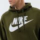 Vyriškas džemperis NIKE DŽEMPERIS SU GOBTUVU SPORTSWEAR CLUB FLEECE bv2973-327 spalva rusvai žalsva