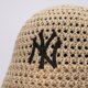 NEW ERA SKRYBELĖ WMNS KNITTED BUCKET NYY NEW YORK YANKEES 60856308 spalva rusvai gelsva