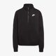 Moteriškas džemperis NIKE DŽEMPERIS W NSW CLUB FLC QZ STD dq5838-010 spalva juoda