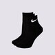 Moteriškos kojinės NIKE KOJINĖS 3PPK QUARTER BLACK sx47060-010 spalva juoda