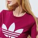 Moteriški marškinėliai ADIDAS MARŠKINĖLIAI TREFOIL TEE gd2433 spalva tamsiai raudona