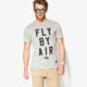 Vyriški marškinėliai NIKE MARŠKINĖLIAI AIR FLY BY TEE 822648063 spalva pilka