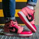 Vaikiški kedai AIR JORDAN 1 MID  554725-662 spalva rožinė