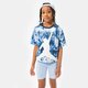 Vaikiški marškinėliai JORDAN MARŠKINĖLIAI SKY DYE JUMPMAN TEE GIRL 45b550-baj spalva mėlyna