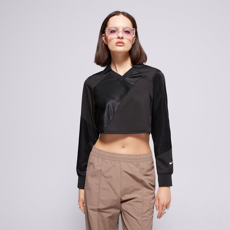 NIKE MARŠKINĖLIAI W NSW STREET LS CROP JRSY
