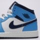 Vaikiški kedai AIR JORDAN 1 MID BG dq8423-405 spalva balta