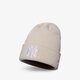 Moteriška kepurė NEW ERA KEPURĖ  ŽIEMINĖ WMNS POP BEANIE NYY STN NEW YORK YAN 60184681 spalva rusvai gelsva