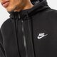 Vyriškas džemperis NIKE DŽEMPERIS UŽSEGAMAS SPORTSWEAR CLUB FLEECE bv2645-010 spalva juoda