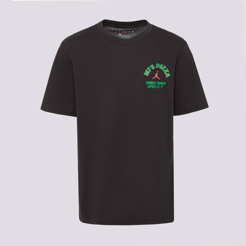 JORDAN MARŠKINĖLIAI JRD PIZZA TEE BLK/GRN