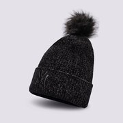 NEW ERA KEPURĖ WMNS BOBBLE BEANIE NYY BLK NEW YORK YANKEES B