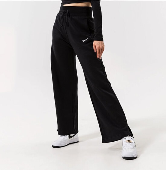 NIKE KELNĖS W NSW PHNX FLC HR PANT WIDE