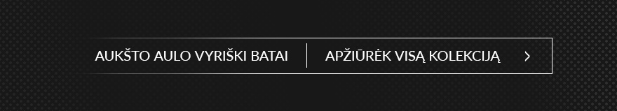 Kaip derinti aukšto aulo vyriškus batus?