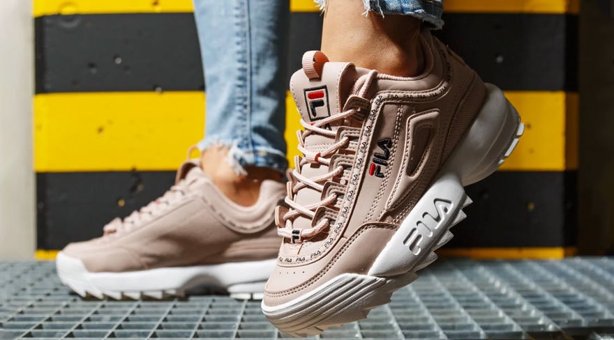 Kedai Fila Disruptor spalva rožinė