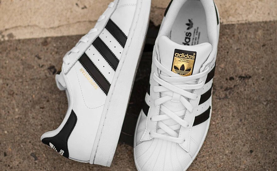 adidas Superstar kedai spalva balta