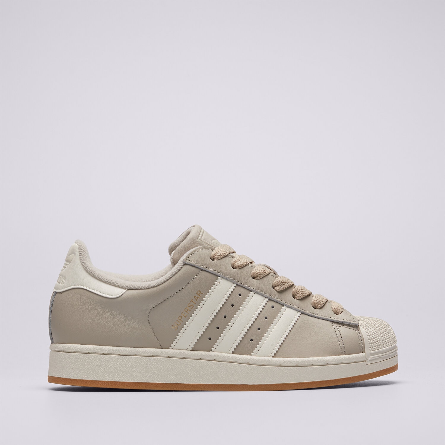 adidas SUPERSTAR II SHOES Women 37 1/3 Beige / Off White / Gold Metallic