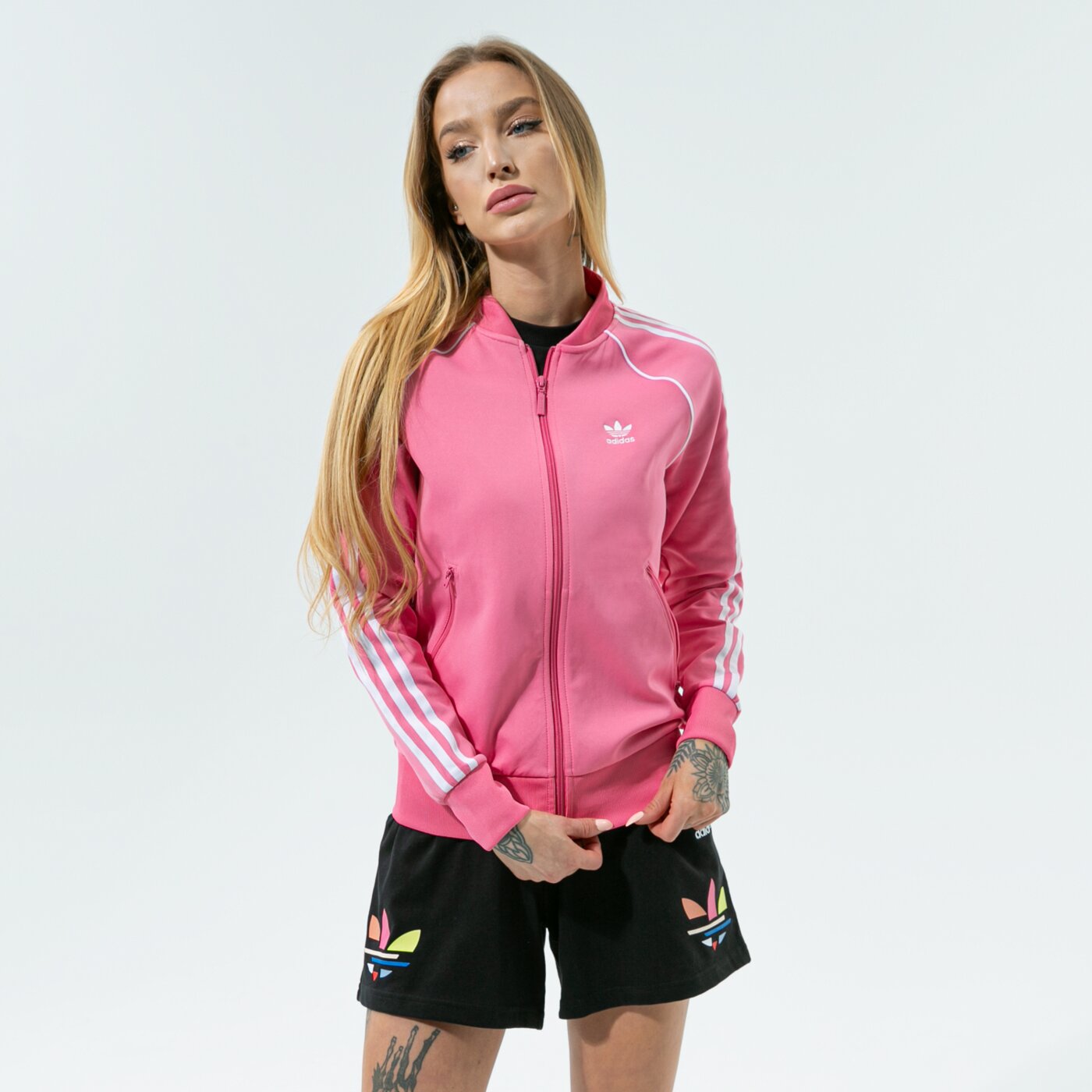ADIDAS DŽEMPERIS UŽSEGAMAS SST TRACKMARŠKINĖLIAI PB | H34591 | ROŽINĖ |  54,99 € | Džemperiai | ✪ Sizeer.lt ✪
