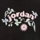 Vaikiški marškinėliai JORDAN MARŠKINĖLIAI JDG JORDAN PUFF FLORAL G 45f489-023 spalva juoda