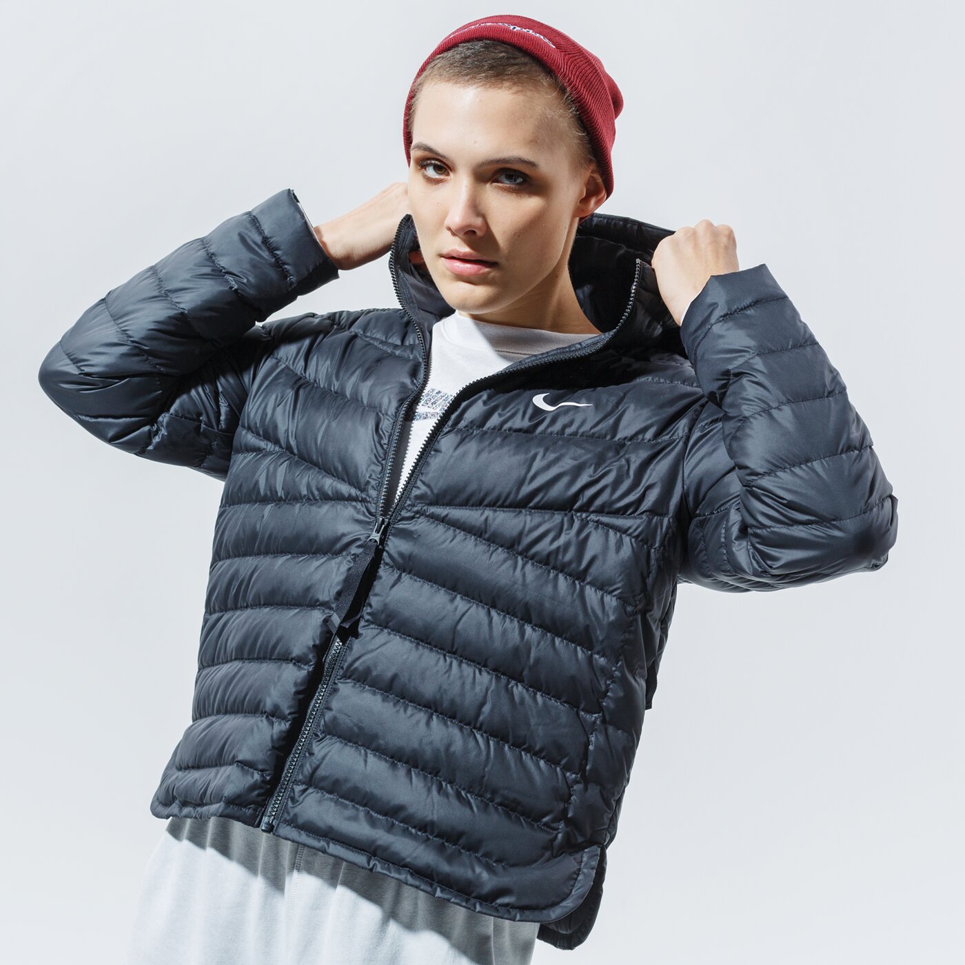 NIKE STRIUKĖ ŽIEMINĖ W NSW WR LT WT DWN JKT | CU5094-011 | JUODA | 89,99 €  | Žieminės striukės | ✪ Sizeer.lt ✪
