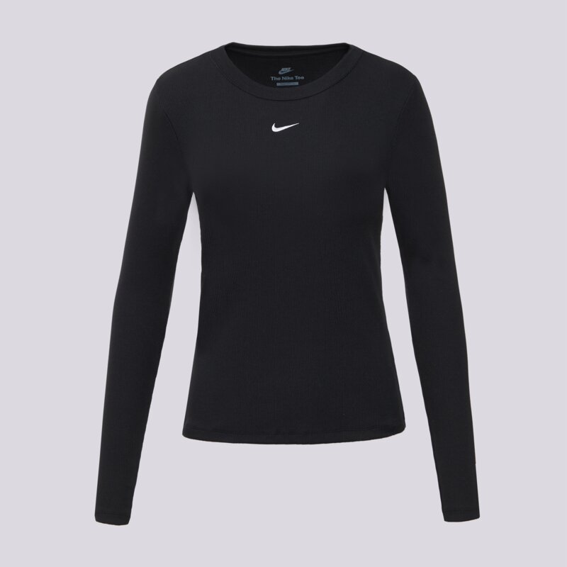 NIKE MARŠKINĖLIAI LS TEE RIB TIGHT W NSW