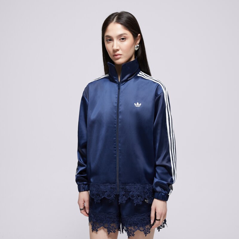 ADIDAS DŽEMPERIS UŽSEGAMAS SATIN   LACE TRACK MARŠKINĖLIAI L