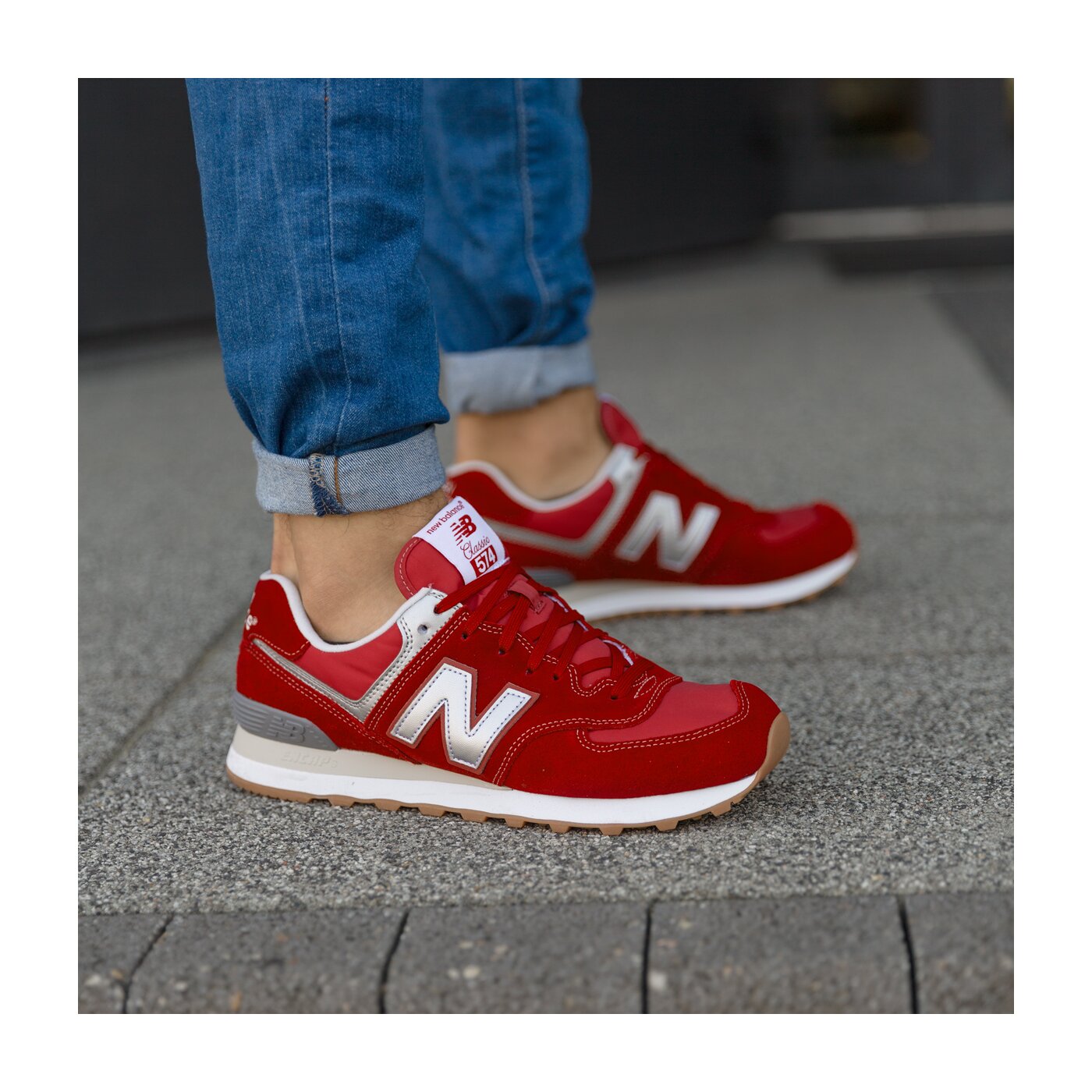 NEW BALANCE ML574HRT | ML574HRT | RAUDONA | 49,99 € | Kedai | ✪ Sizeer.lt ✪